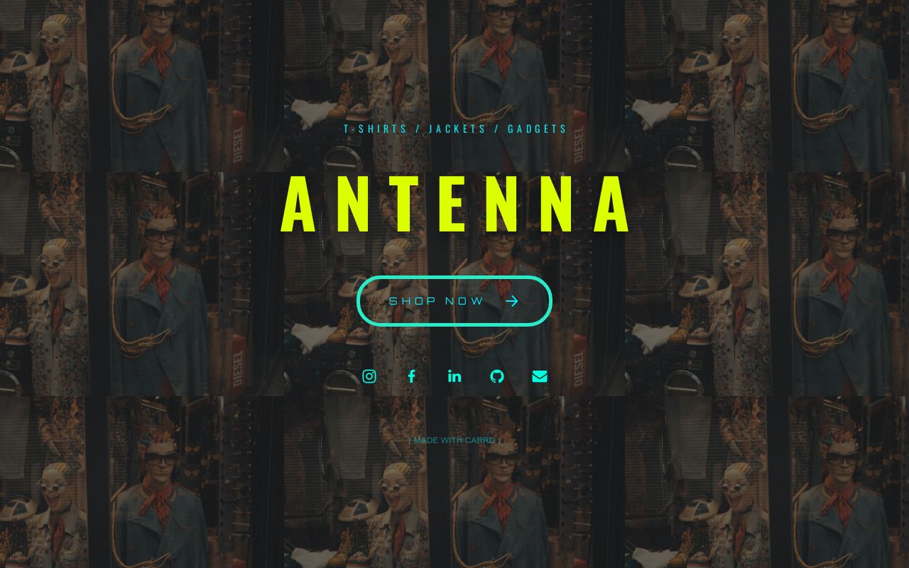 Carrd profile picture for @antenna
